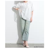 甘さ引き立つドット柄シフォン異素材カットソー レディース ファッション | Sawa a la mode | 詳細画像8
