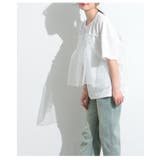 甘さ引き立つドット柄シフォン異素材カットソー レディース ファッション | Sawa a la mode | 詳細画像10