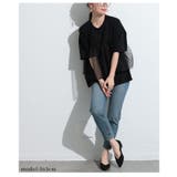 甘さ引き立つドット柄シフォン異素材カットソー レディース ファッション | Sawa a la mode | 詳細画像16