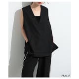 重ねればマニッシュなVネックフレアジレ レディース ファッション | Sawa a la mode | 詳細画像3