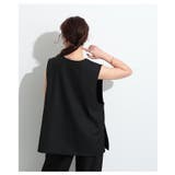 重ねればマニッシュなVネックフレアジレ レディース ファッション | Sawa a la mode | 詳細画像6