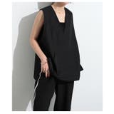 重ねればマニッシュなVネックフレアジレ レディース ファッション | Sawa a la mode | 詳細画像8