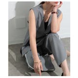 重ねればマニッシュなVネックフレアジレ レディース ファッション | Sawa a la mode | 詳細画像17