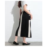 遊び心で垢抜ける配色ラインスカート レディース ファッション | Sawa a la mode | 詳細画像14