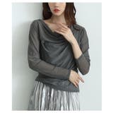 ルーズな抜け感を与えるシアーボートネックプルオーバー レディース ファッション | Sawa a la mode | 詳細画像5