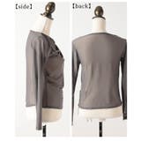 ルーズな抜け感を与えるシアーボートネックプルオーバー レディース ファッション | Sawa a la mode | 詳細画像22