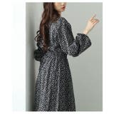 重ねて華やぐジップアップフラワープリントシフォンワンピース レディース | Sawa a la mode | 詳細画像4
