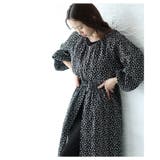 重ねて華やぐジップアップフラワープリントシフォンワンピース レディース | Sawa a la mode | 詳細画像5