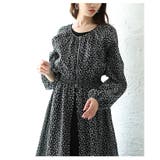 重ねて華やぐジップアップフラワープリントシフォンワンピース レディース | Sawa a la mode | 詳細画像9
