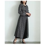 重ねて華やぐジップアップフラワープリントシフォンワンピース レディース | Sawa a la mode | 詳細画像19