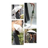 UVカット99 9%自然を上品に纏う刺繍かわず張り晴雨兼用日傘 レディース | Sawa a la mode | 詳細画像9