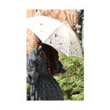 UVカット99 9%自然を上品に纏う刺繍かわず張り晴雨兼用日傘 レディース | Sawa a la mode | 詳細画像21