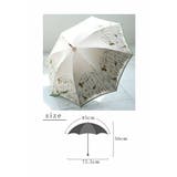 UVカット99 9%自然を上品に纏う刺繍かわず張り晴雨兼用日傘 レディース | Sawa a la mode | 詳細画像25