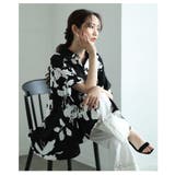 揺れるドレープが美しいフラワーシルエットドルマンブラウス レディース ファッション | Sawa a la mode | 詳細画像9