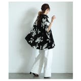 揺れるドレープが美しいフラワーシルエットドルマンブラウス レディース ファッション | Sawa a la mode | 詳細画像15