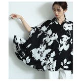 揺れるドレープが美しいフラワーシルエットドルマンブラウス レディース ファッション | Sawa a la mode | 詳細画像18