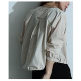 レタードがエッジを効かすノーカラーブルゾン レディース ファッション | Sawa a la mode | 詳細画像8