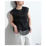 爽やかな風を纏う接触冷感異素材シフォンカットソー レディース ファッション | Sawa a la mode | 詳細画像3