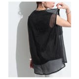 爽やかな風を纏う接触冷感異素材シフォンカットソー レディース ファッション | Sawa a la mode | 詳細画像4