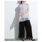 爽やかな風を纏う接触冷感異素材シフォンカットソー レディース ファッション | Sawa a la mode | 詳細画像17