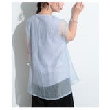 爽やかな風を纏う接触冷感異素材シフォンカットソー レディース ファッション | Sawa a la mode | 詳細画像18