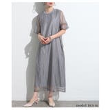 風を感じる軽やかさ接触冷感シフォンドッキングワンピース レディース ファッション | Sawa a la mode | 詳細画像18