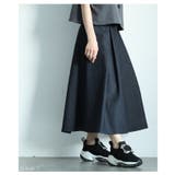 ボックスプリーツデニムスカート レディース ファッション | Sawa a la mode | 詳細画像3