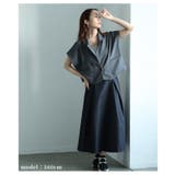 ボックスプリーツデニムスカート レディース ファッション | Sawa a la mode | 詳細画像4