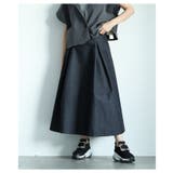 ボックスプリーツデニムスカート レディース ファッション | Sawa a la mode | 詳細画像5