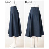ボックスプリーツデニムスカート レディース ファッション | Sawa a la mode | 詳細画像22