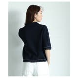 トラッドな印象纏うサマーニット レディース ファッション | Sawa a la mode | 詳細画像4
