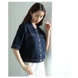トラッドな印象纏うサマーニット レディース ファッション | Sawa a la mode | 詳細画像6