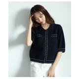 トラッドな印象纏うサマーニット レディース ファッション | Sawa a la mode | 詳細画像8