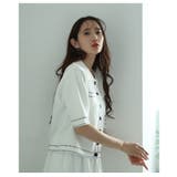 トラッドな印象纏うサマーニット レディース ファッション | Sawa a la mode | 詳細画像14