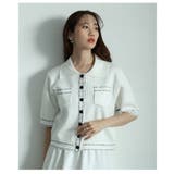 トラッドな印象纏うサマーニット レディース ファッション | Sawa a la mode | 詳細画像16