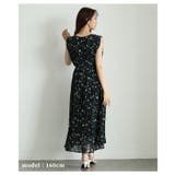 リーフ柄ロングプリーツワンピース レディース ファッション | Sawa a la mode | 詳細画像5