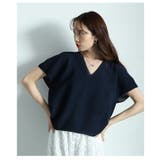 コクーンシルエットサマーニットトップス レディース ファッション | Sawa a la mode | 詳細画像13 