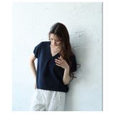 コクーンシルエットサマーニットトップス レディース ファッション | Sawa a la mode | 詳細画像14 