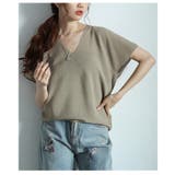 コクーンシルエットサマーニットトップス レディース ファッション | Sawa a la mode | 詳細画像16 