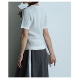 リズムを加えるロゴジャガードニットカットソー レディース ファッション | Sawa a la mode | 詳細画像5 