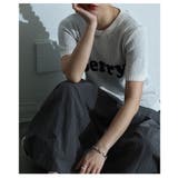 リズムを加えるロゴジャガードニットカットソー レディース ファッション | Sawa a la mode | 詳細画像9 