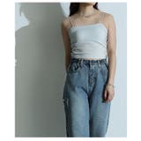 ラグジュアリーさ醸し出すカップ付きラメキャミソール レディース ファッション | Sawa a la mode | 詳細画像13 