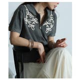 流れるコード刺繍に惹かれるWジップニットブルゾン レディース ファッション | Sawa a la mode | 詳細画像2