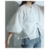 ときめくトレンド感異素材ボリューム袖ブルゾン レディース ファッション | Sawa a la mode | 詳細画像4