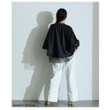 ときめくトレンド感異素材ボリューム袖ブルゾン レディース ファッション | Sawa a la mode | 詳細画像19