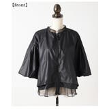 ときめくトレンド感異素材ボリューム袖ブルゾン レディース ファッション | Sawa a la mode | 詳細画像21