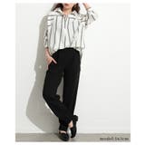 鮮度を高めるストライプ柄コットンプルオーバーシャツ レディース ファッション | Sawa a la mode | 詳細画像5