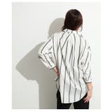 鮮度を高めるストライプ柄コットンプルオーバーシャツ レディース ファッション | Sawa a la mode | 詳細画像8