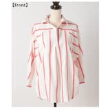 鮮度を高めるストライプ柄コットンプルオーバーシャツ レディース ファッション | Sawa a la mode | 詳細画像21