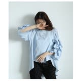 袖フリルフィッシュテールブラウス レディース ファッション | Sawa a la mode | 詳細画像8 